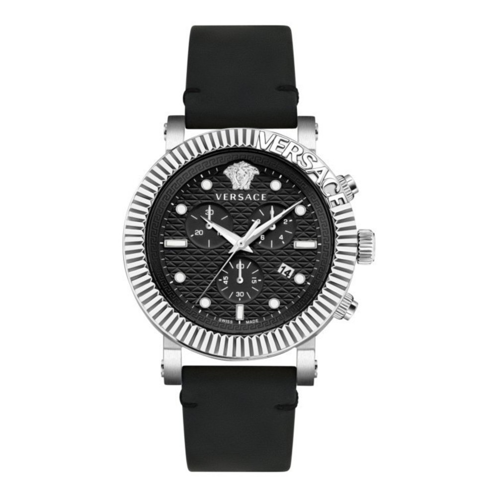 Versace V-Chrono Classic Leather Watch - NWT